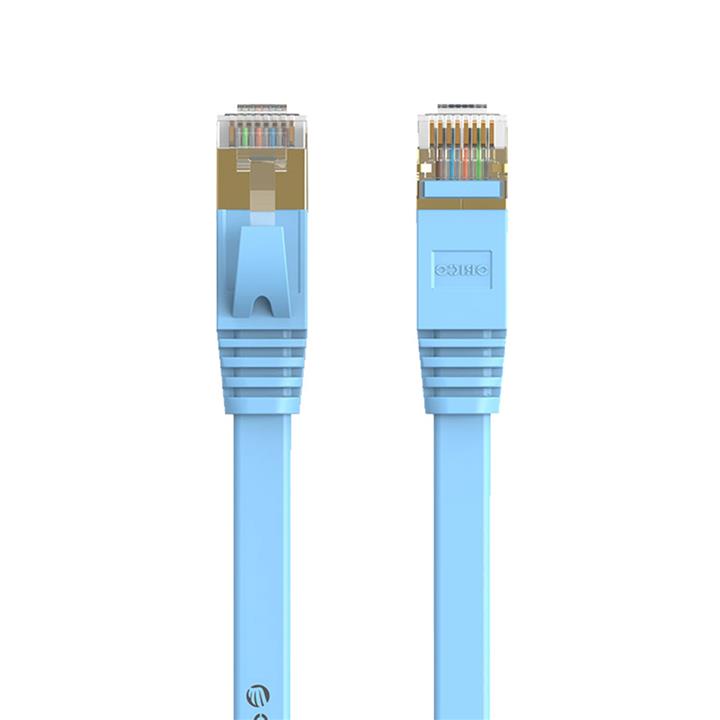 پچ کورد تخت Cat7 اوریکو مدل PUG-C7B به طول 5 متر ORICO PUG-C7B 5M CAT7 10000Mbps Flat Ethernet Cable